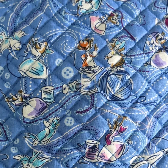 Vera Bradley Disney Blue Patterned Bag - Picture 9 of 13